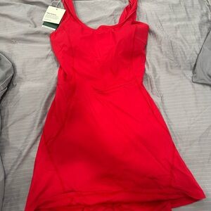 HALARA Women's Mini Romper in Red